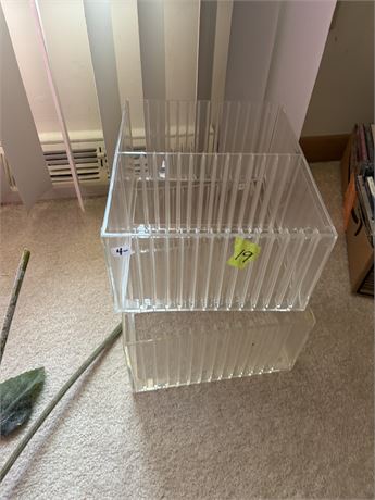 Plastic CD Storage