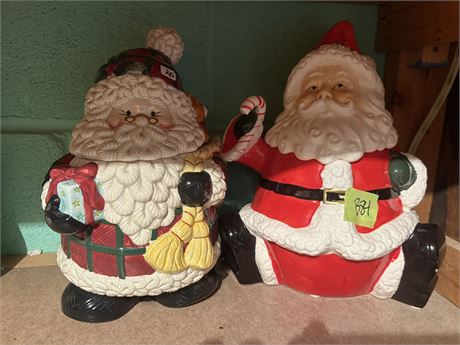 Santa Cookie Jars