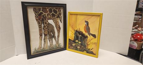 Wood Framed Artwork