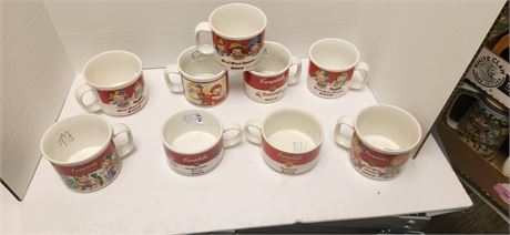 Lot Of Campbell's Soup Mugs