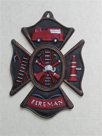 Fireman Plaque