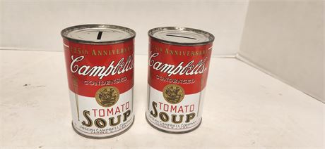 Campbell's Tomato Soup Can Banks