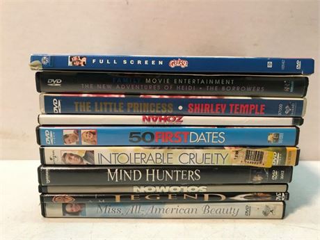 Stack of 10 DVD's (#1)