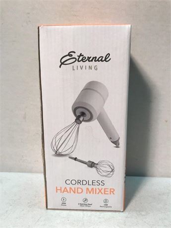 Eternal Living Cordless Hand Mixer