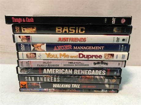 Stack of 10 DVD's (#12)