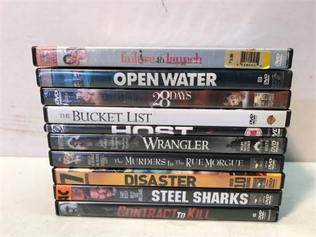 Stack of 10 DVD's (#10)