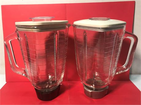 Vintage Blender Pitcher Jars & Lids
