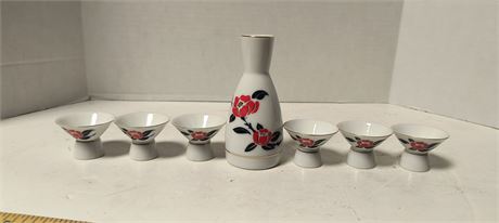 Vintage Ozeki Small Sake Set