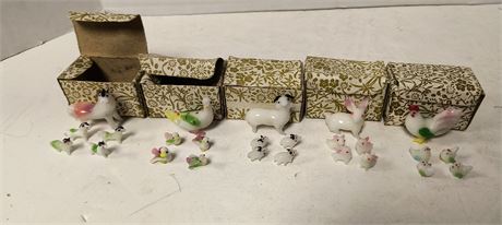 Vintage Glass Miniature Animals