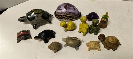 Variety Of Collectible Turtles