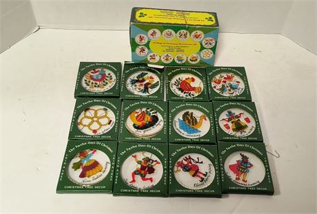 Twelve Days Of Christmas Collectible Tree Ornaments