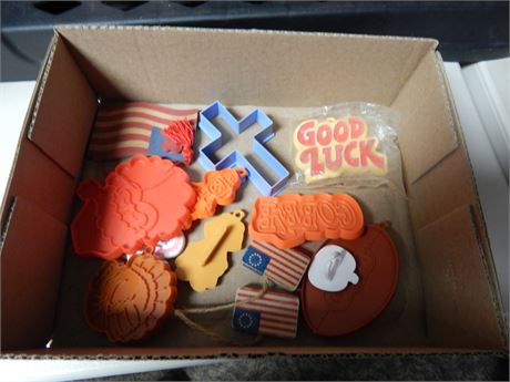 Plastic Cookie Cutters & Misc. Items