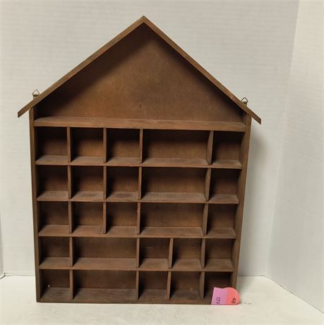 Small Wood Display Shelf