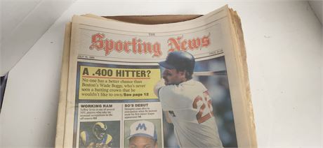 The Sporting News Vintage Newspaper