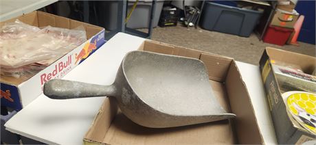 Vintage Large Cast Aluminum Measuring Scoop