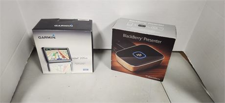 Garmin 205w & Blackberry Presenter