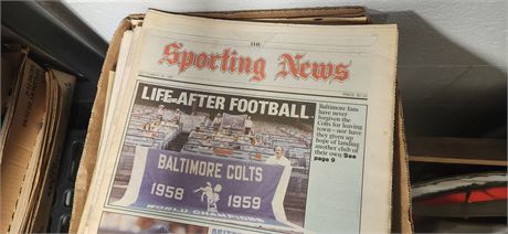 The Sporting News Vintage Newspaper