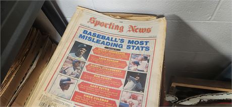 The Sporting News Vintage Newspaper