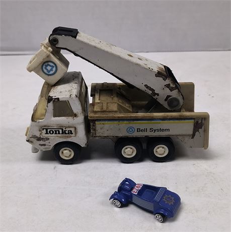 Vintage Bell System Tonka Truck & Metal Car