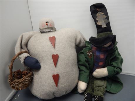 Snowman Christmas Plush Decorations