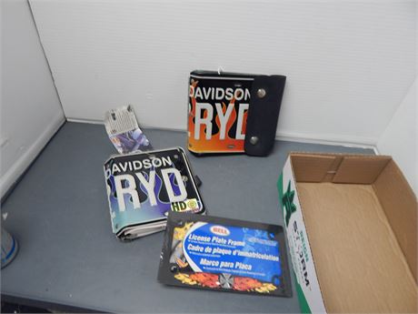 License Plate Frame & Rock & Load CD Holders