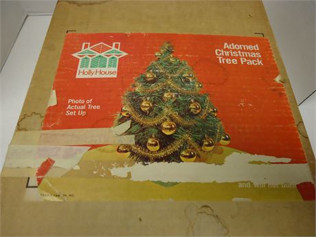 Holly House Adorned Christmas Tree Pack