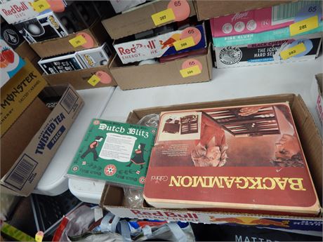 Dutch Blitz & Backgammon Board Games