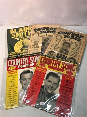 Stack of 5 Vintage Country Magazines (#2)