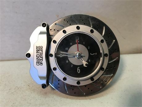 Grand Prix of Cleveland Brake Themed Clock