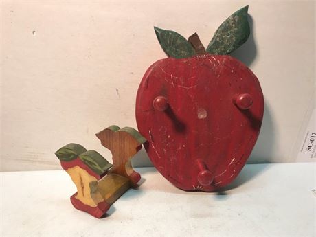 Apple Themed Wood Misc.