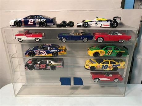 Collector Toy Cars with Display Case