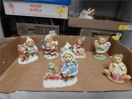 Various Cherished Teddies Figurines