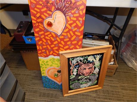 Canvas Art & Wood Framed Picture