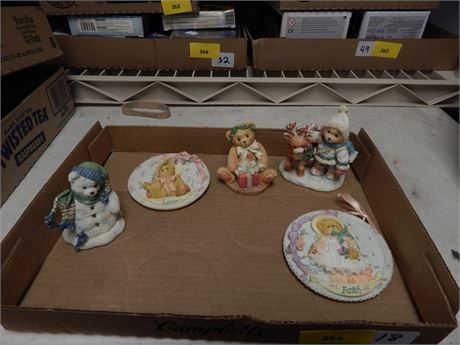 Lot Of Cherished Teddies Collectibles