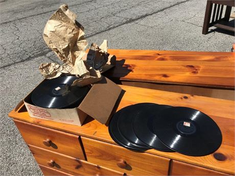 Box of 78s Records