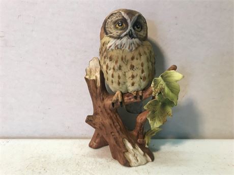 Gorham Vignette Saw-Whet Owl