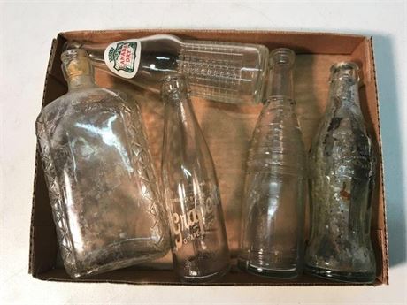 Vintage Glass Bottles