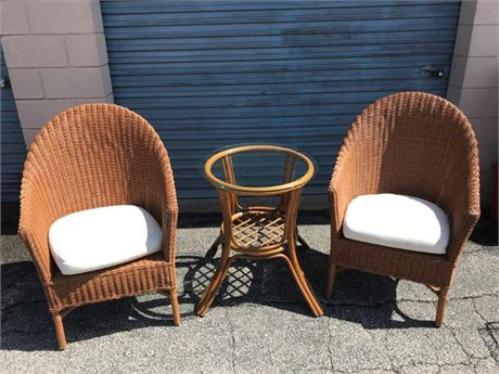 Palecek Rattan Furniture Set