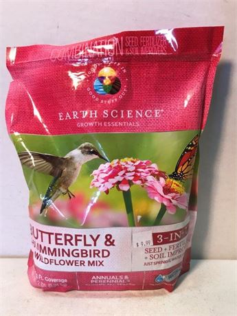 Earth Science Growth Essentials Butterfly & Hummingbird Wildflower Mix