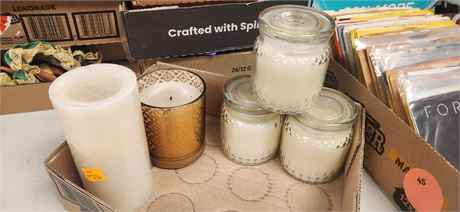 Lot Of Misc. Candles