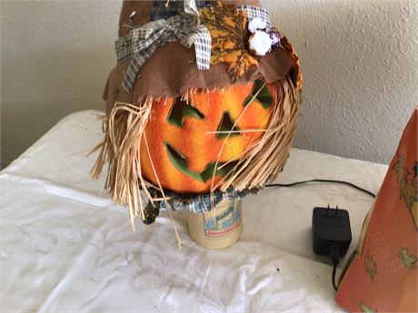 Fiber Optic Halloween Pumpkin
