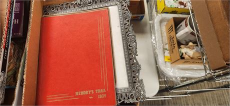 Vintage Yearbook & Vintage Black & White Class Picture