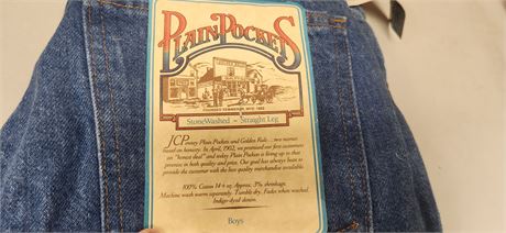 JCPenny Plain Pockets Boys Jeans. Size 29 Husky