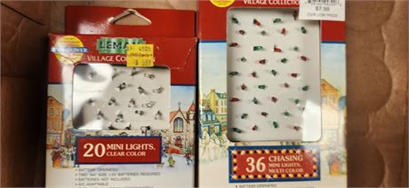 Mini Village Christmas Lights