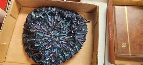 Vintage Amy New York  O'Neil's Sequin Hat