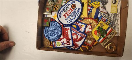 Vintage Sew On Patches & Pins
