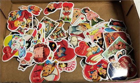 Vintage Style Valentine Stickers