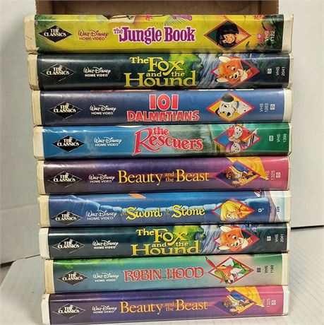 Vintage Disney VHS Movies