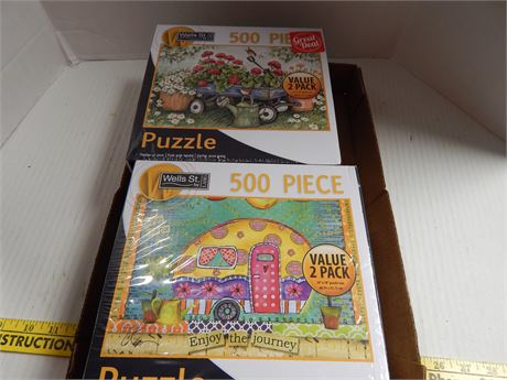 4 Puzzles NEW