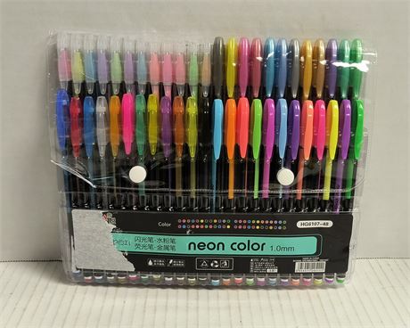 48 Art & Coloring Pens